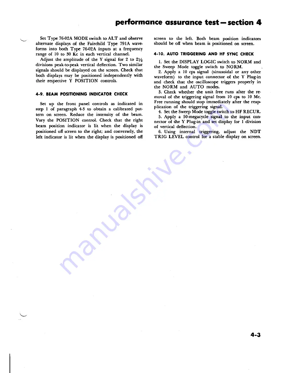 Fairchild 74-13A Instruction Manual Download Page 38