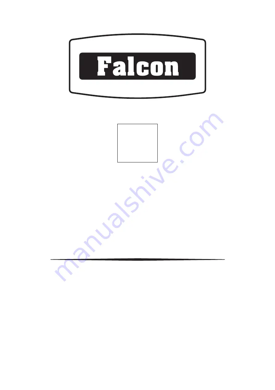 Falcon Continental Dual Fuel FSD User'S Manual & Installation And Servicing Instructions Download Page 1