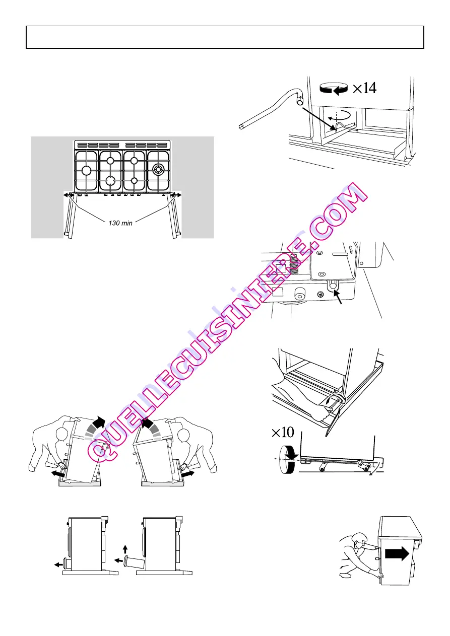 Falcon KCH110DFBLCEU Instructions For Use And Installation Download Page 44