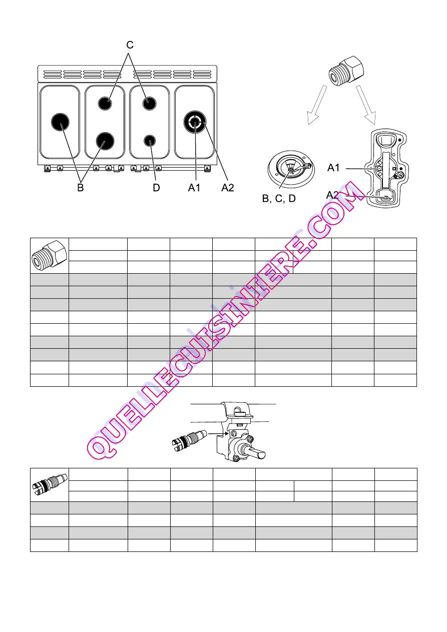 Falcon KCH110DFBLCEU Instructions For Use And Installation Download Page 55