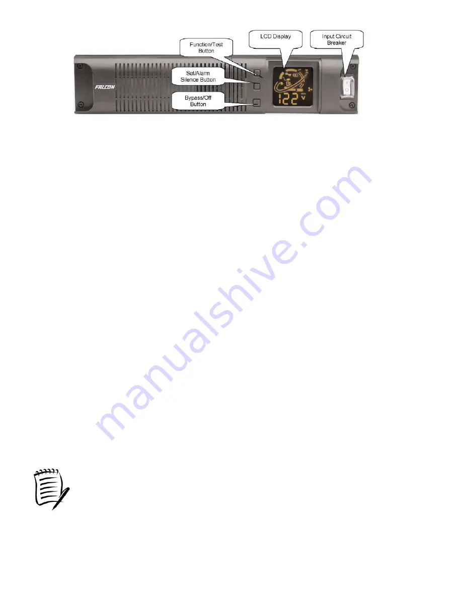 Falcon SSG1.5KRM-1 Owner'S Operating Manual Download Page 17