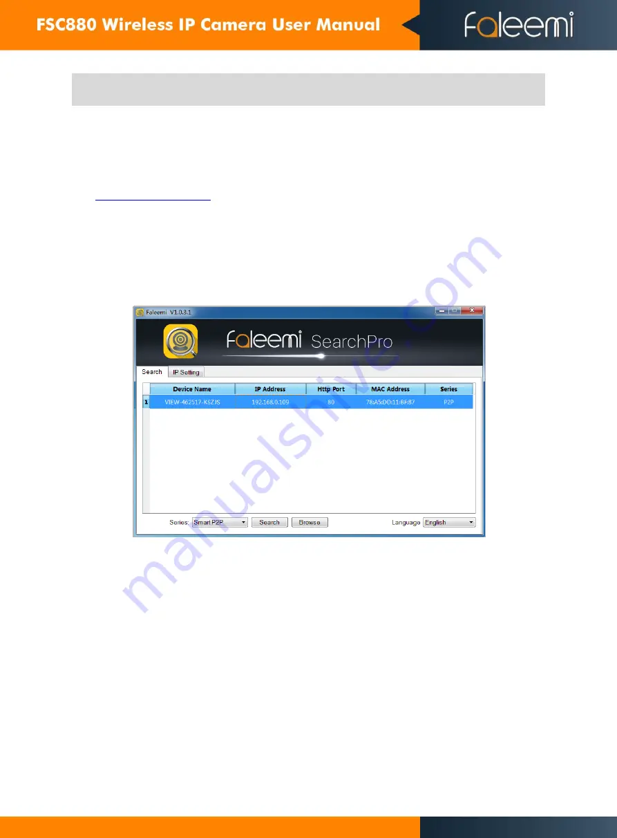 FALEEMI FSC880 User Manual For Browser Download Page 6