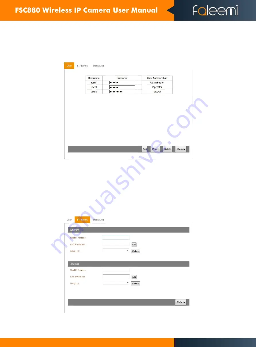 FALEEMI FSC880 User Manual For Browser Download Page 23