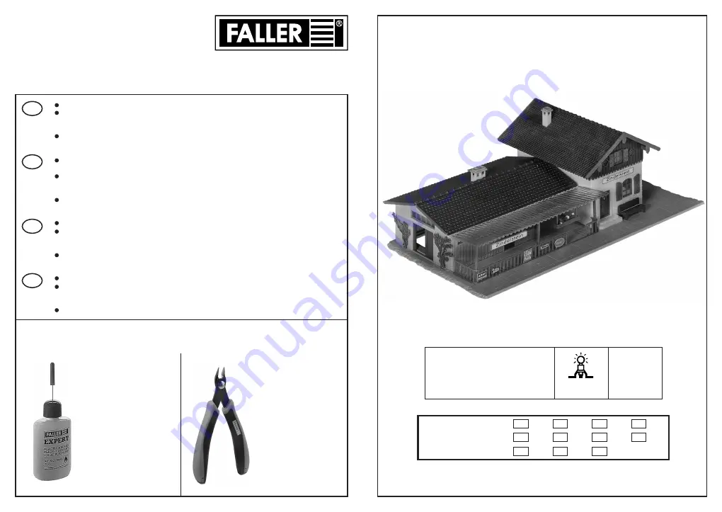 Faller 110092 Скачать руководство пользователя страница 1