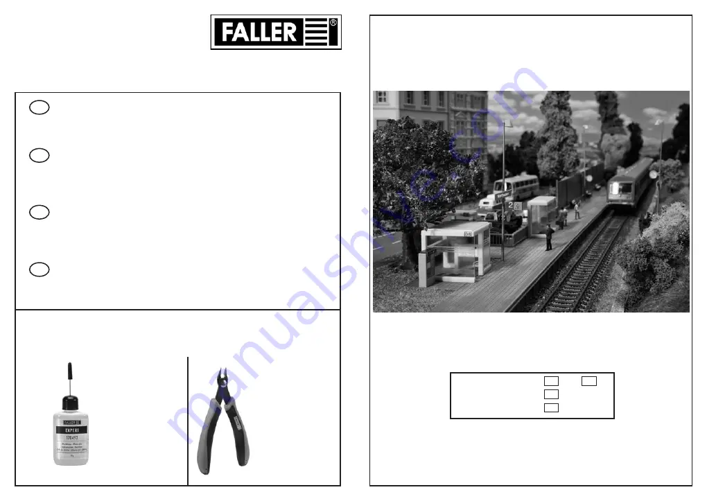 Faller 120240 Assembly Instructions Manual Download Page 1