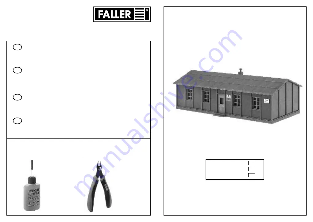 Faller 120252 Manual Download Page 1