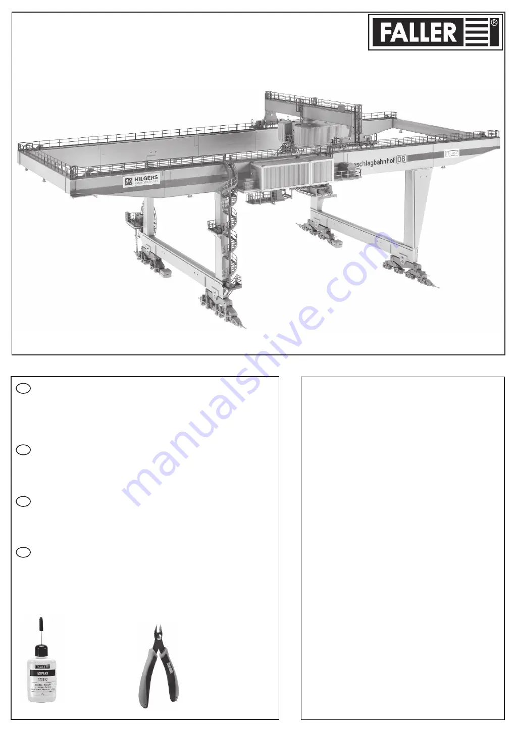 Faller 120290 Instructions Manual Download Page 1