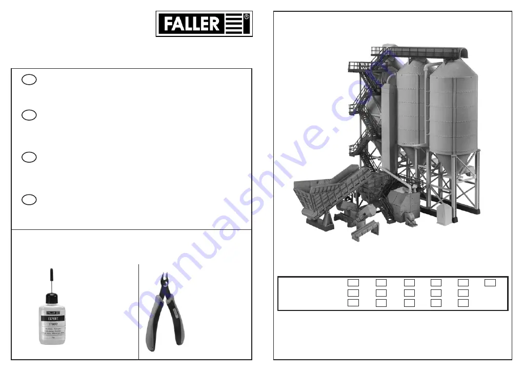 Faller 130169 Instructions Manual Download Page 1