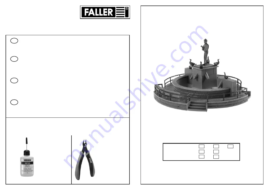 Faller 130232 Manual Download Page 1