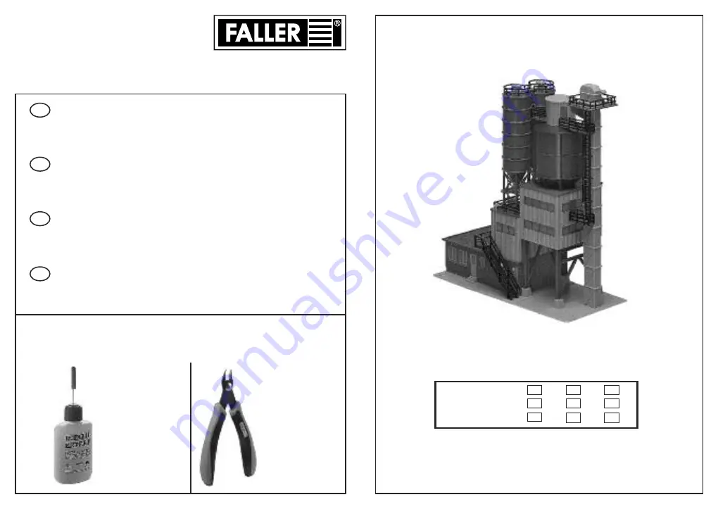 Faller 130474 Manual Download Page 1