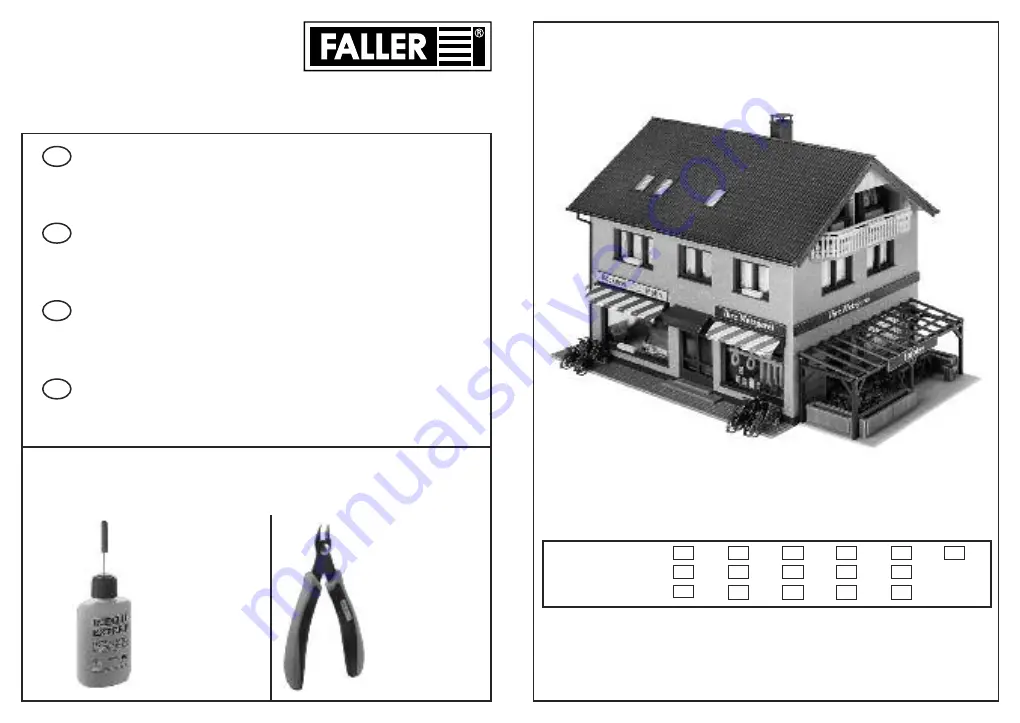 Faller 130489 Скачать руководство пользователя страница 1