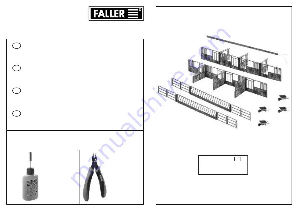 Faller 130525 Manual Download Page 1