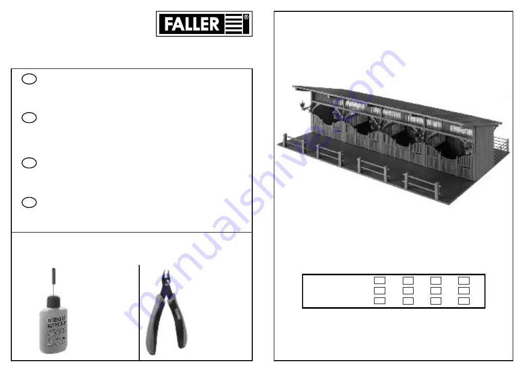 Faller 130541 Manual Download Page 1