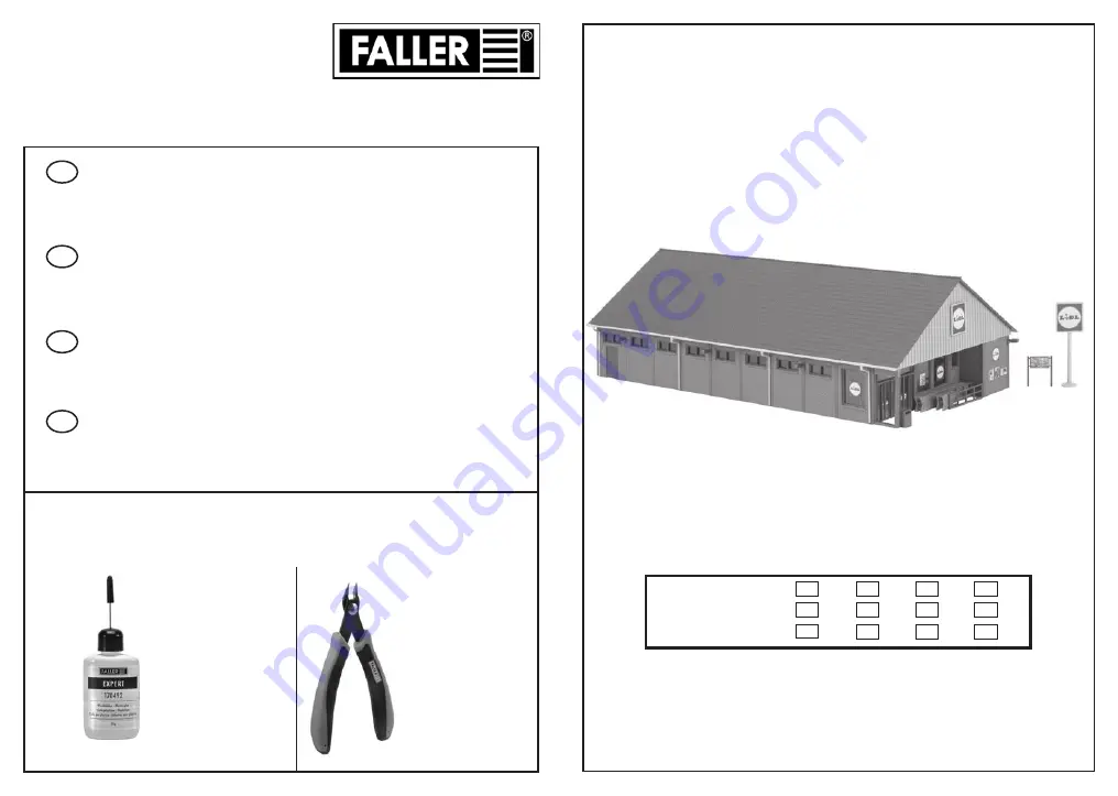 Faller 130615 Assembly Instructions Manual Download Page 1