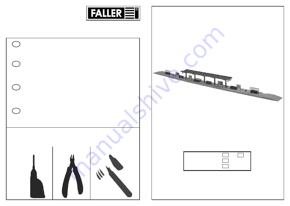 Faller 239001/2 Quick Start Manual Download Page 1