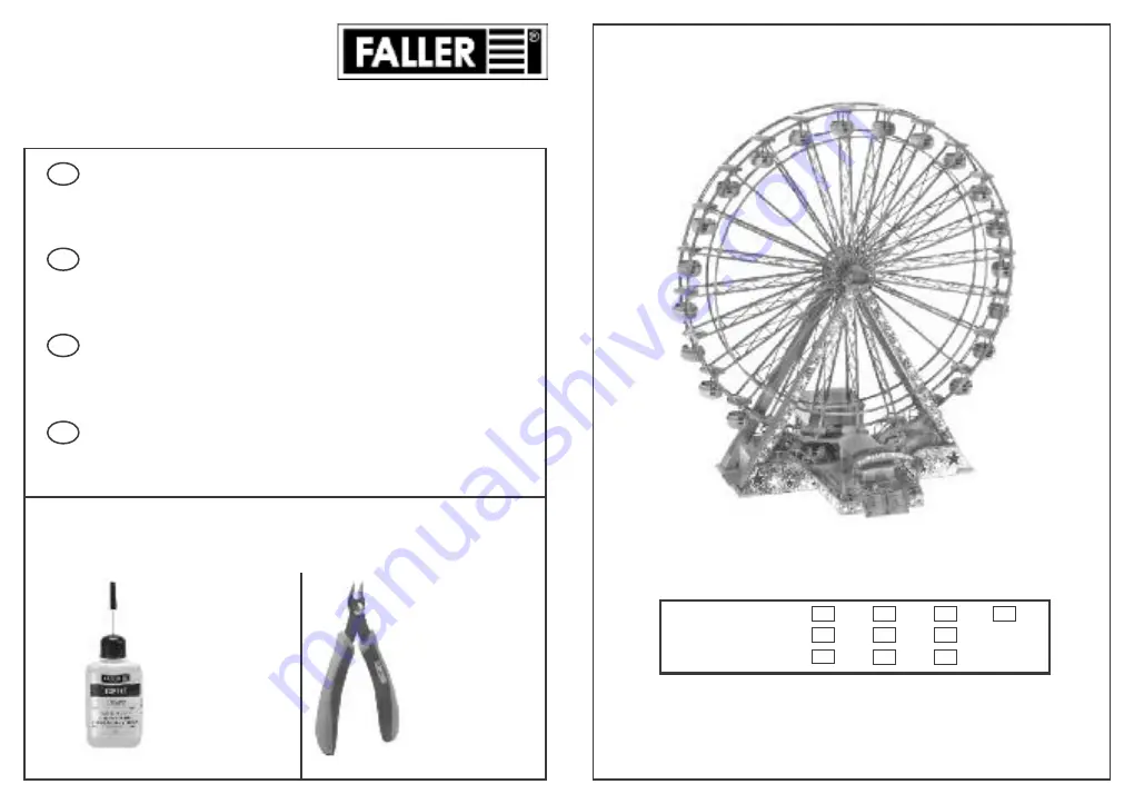 Faller 242312 Manual Download Page 1