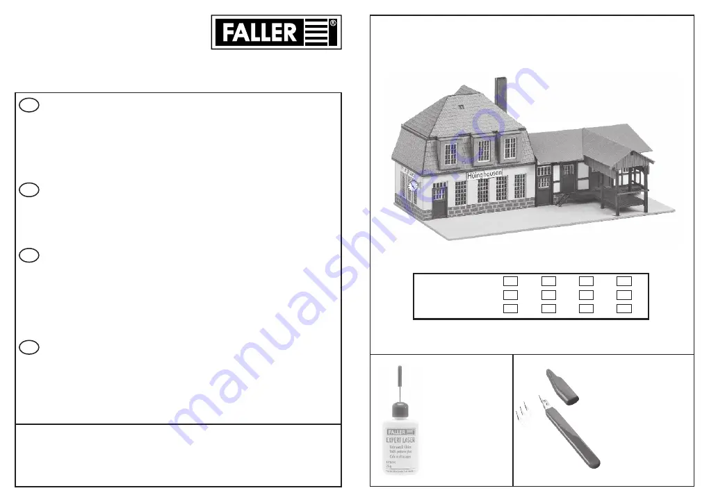 Faller 282704 Manual Download Page 1