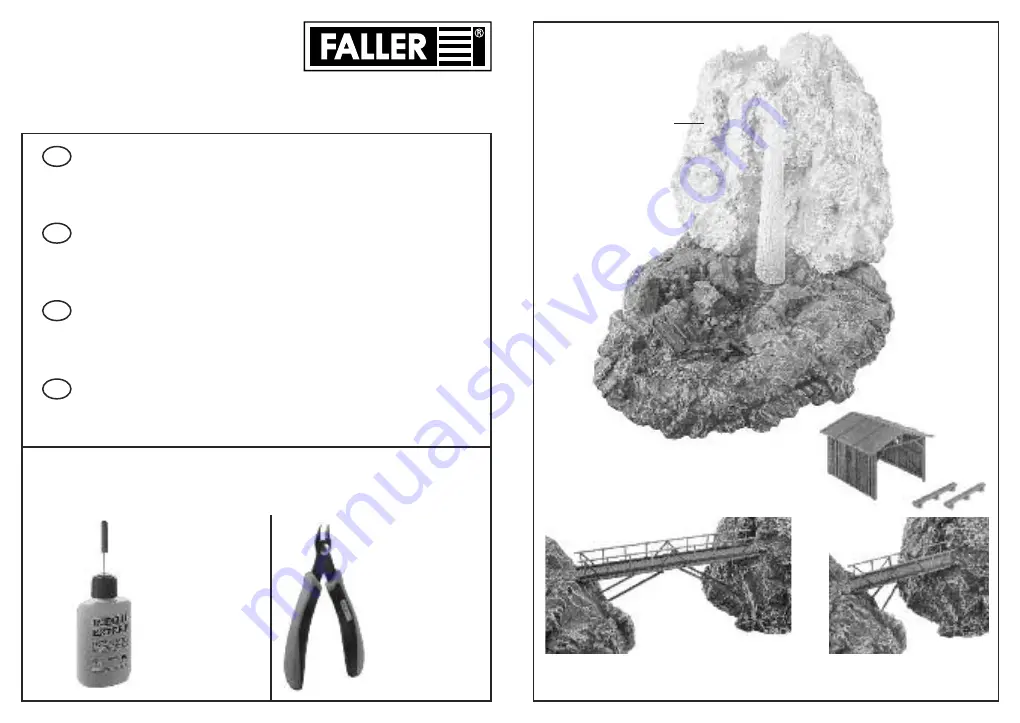 Faller QUARRY POND Quick Start Manual Download Page 1