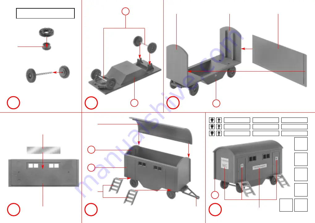 Faller Set of fairground vans Скачать руководство пользователя страница 4