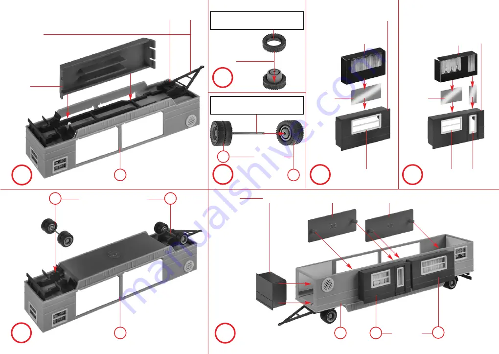 Faller SET OF FUNFAIR CARAVANS I Скачать руководство пользователя страница 3