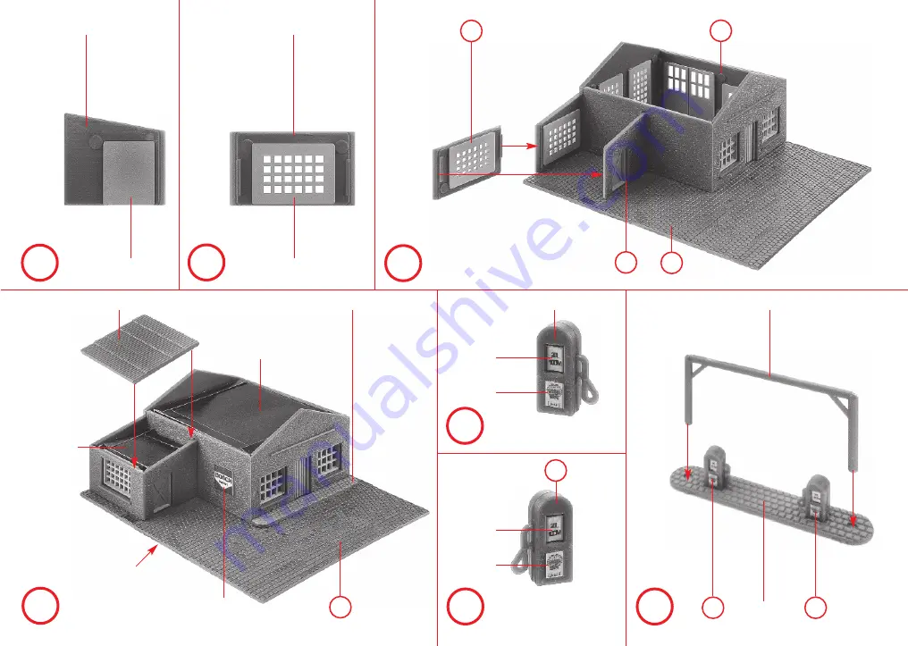 Faller Shell Gas Station 232542 Скачать руководство пользователя страница 3