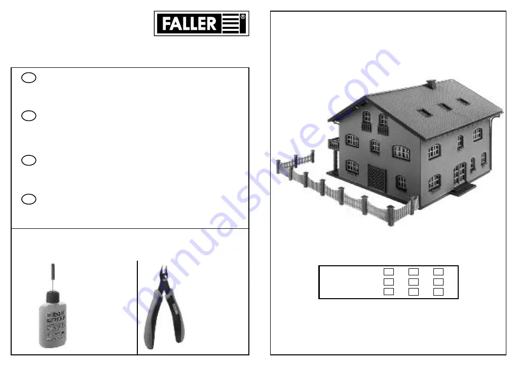 Faller SIENA Manual Download Page 1