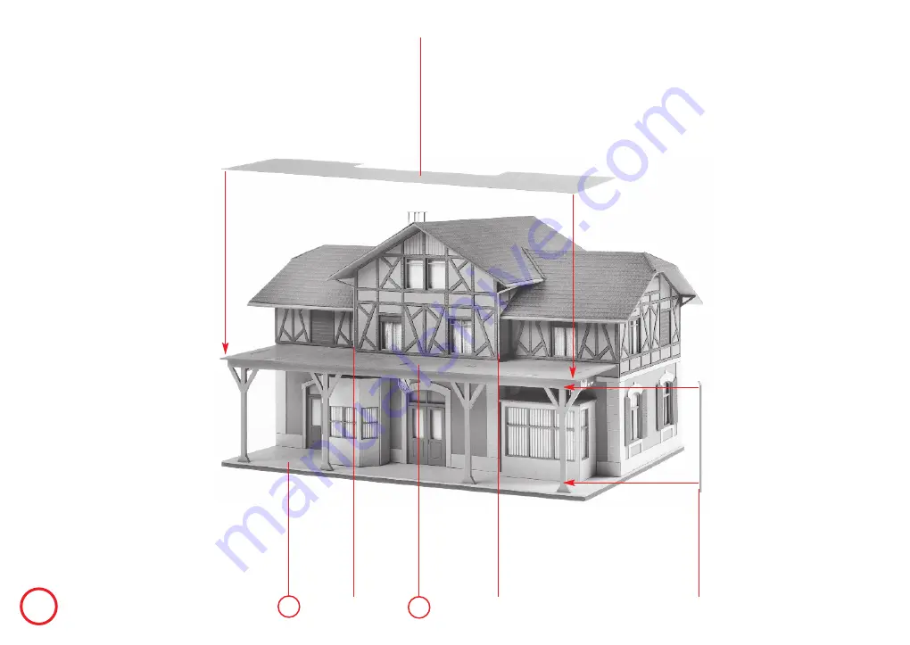 Faller Station BEINWIL Assembly Manual Download Page 17