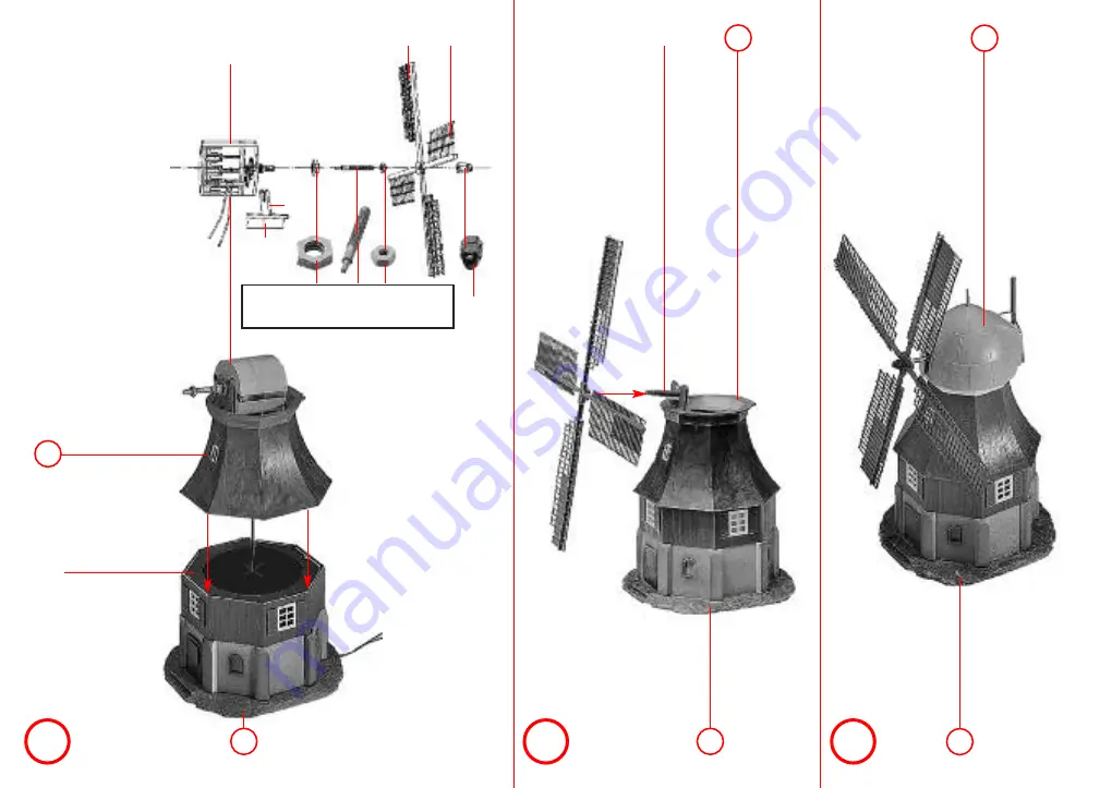 Faller WIND MILL Instructions Download Page 4