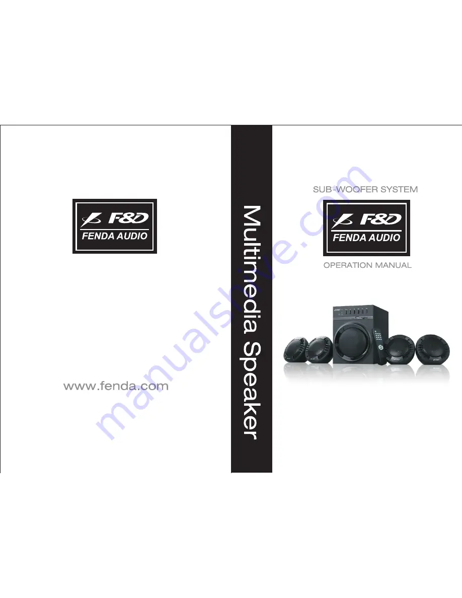 F&D F1100U Operation Manual Download Page 1