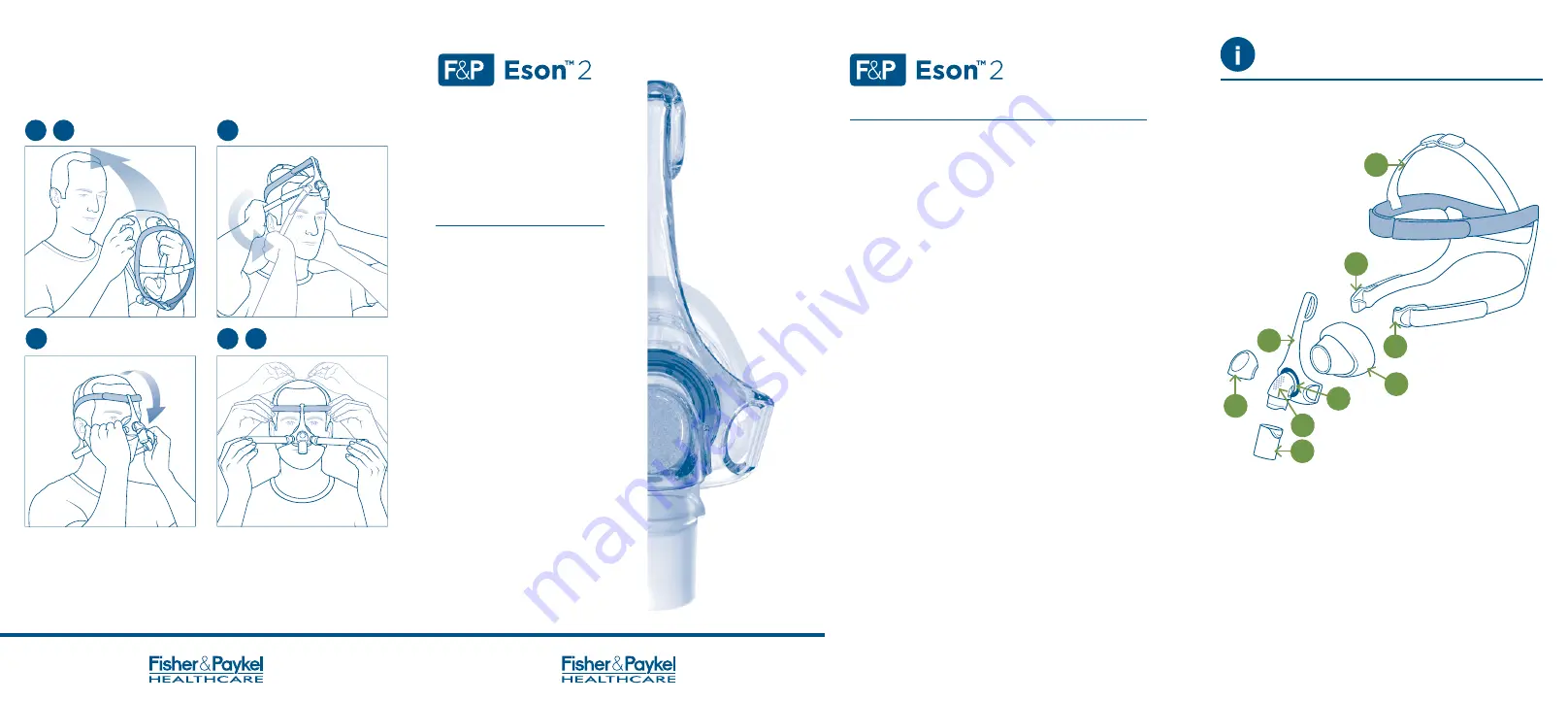 F&P Eson 2 Use And Care Manual Download Page 1