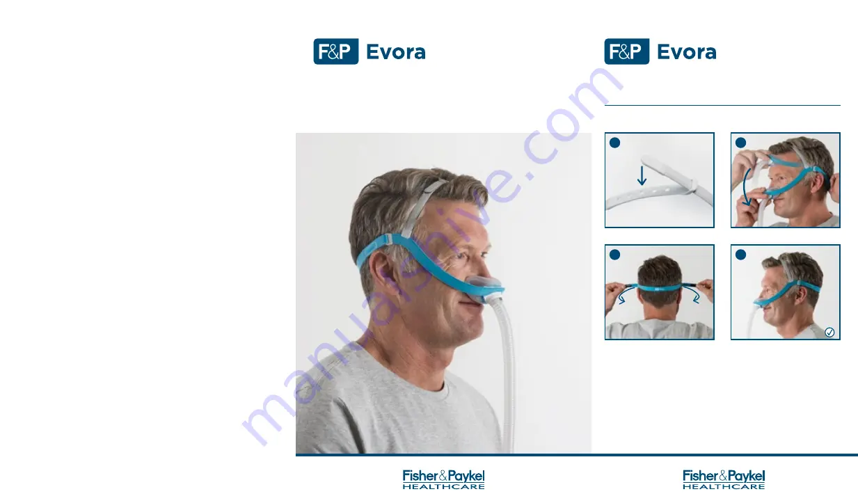 F&P Evora Use And Care Manual Download Page 1