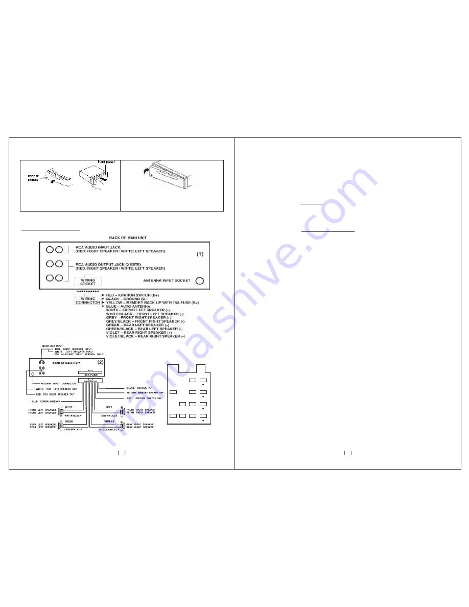 F&U CD-3590BT Instruction Manual Download Page 4