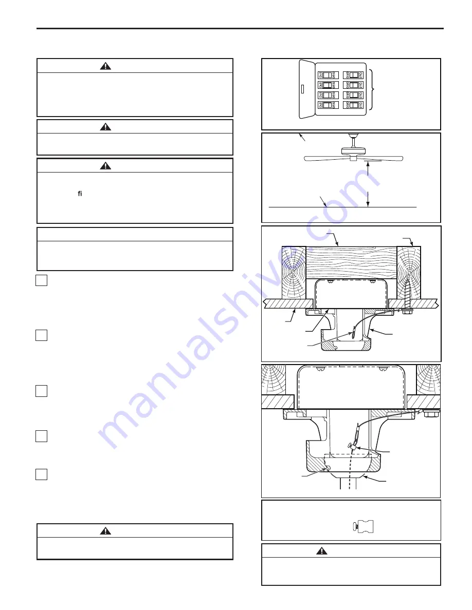 Fanimation Beckwith FP7964B Series Manual Download Page 9