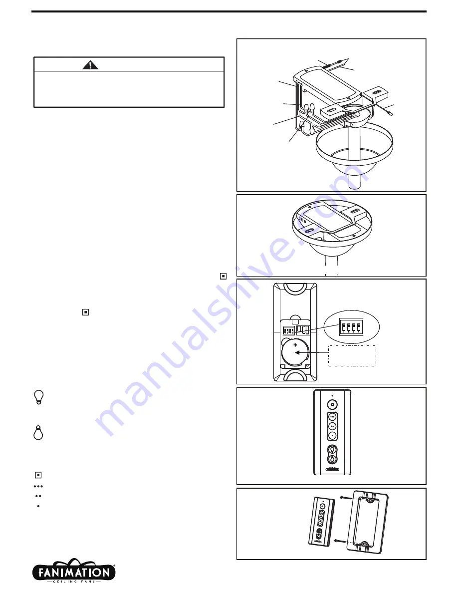 Fanimation BTCR9U Specification And Instruction Sheet Download Page 2