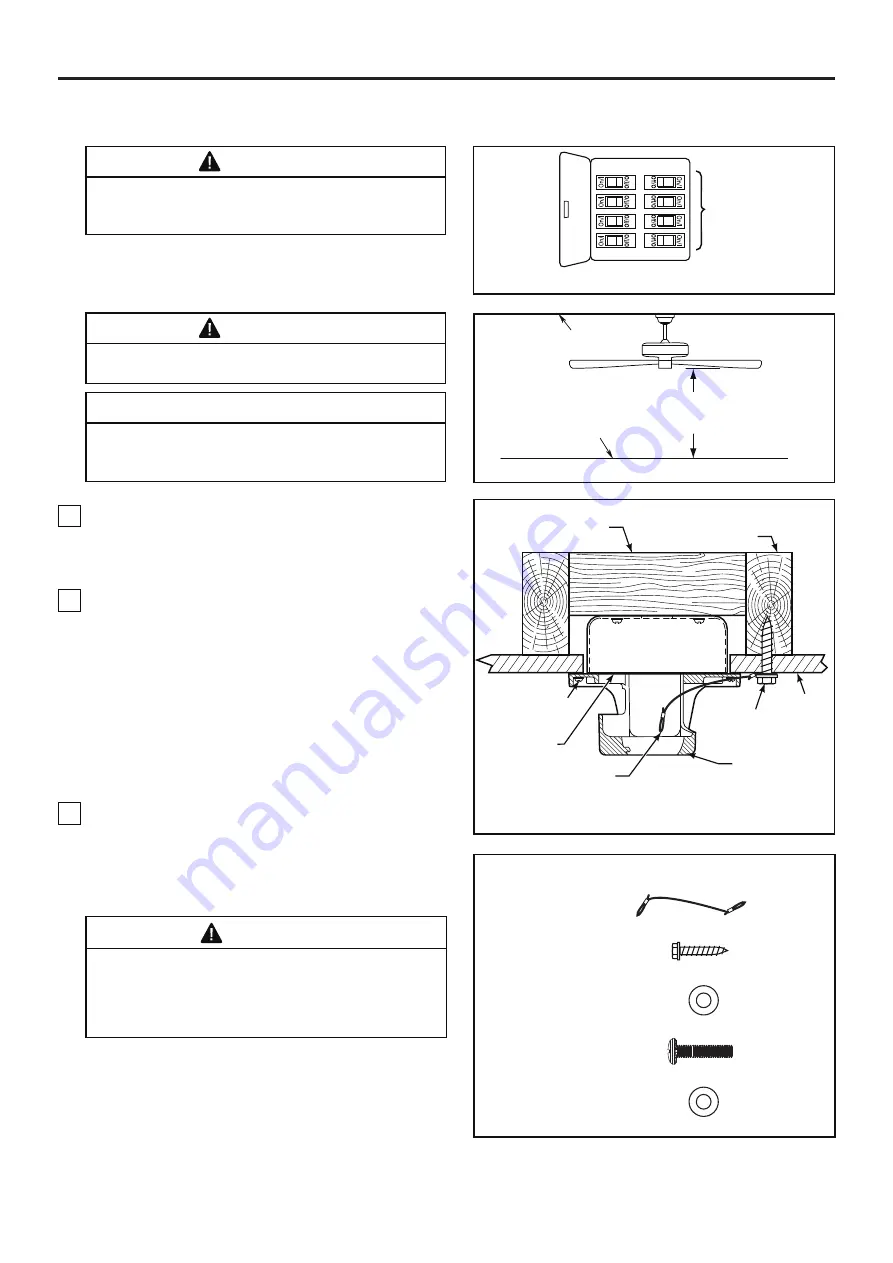 Fanimation FPD7617 Series Manual Download Page 9