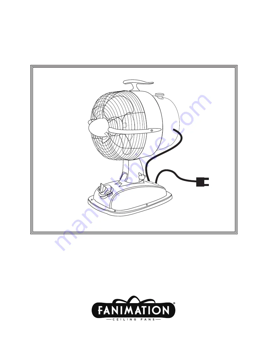 Fanimation The Urbanjet FP7958 Series Скачать руководство пользователя страница 1