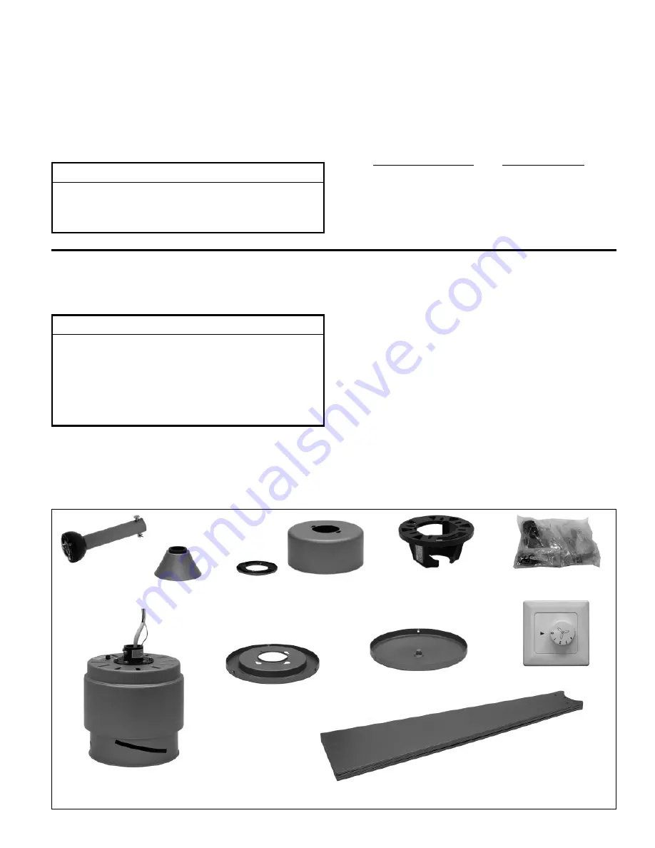 Fanimation The Zonix FP4620 220 Series Owner'S Manual Download Page 3