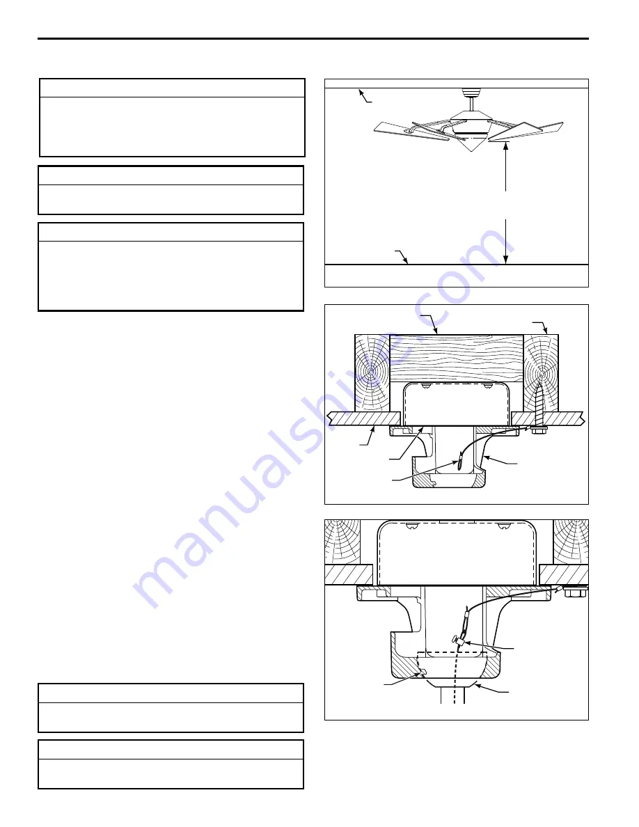 Fanimation Volare FP4210 Series Owner'S Manual Download Page 6