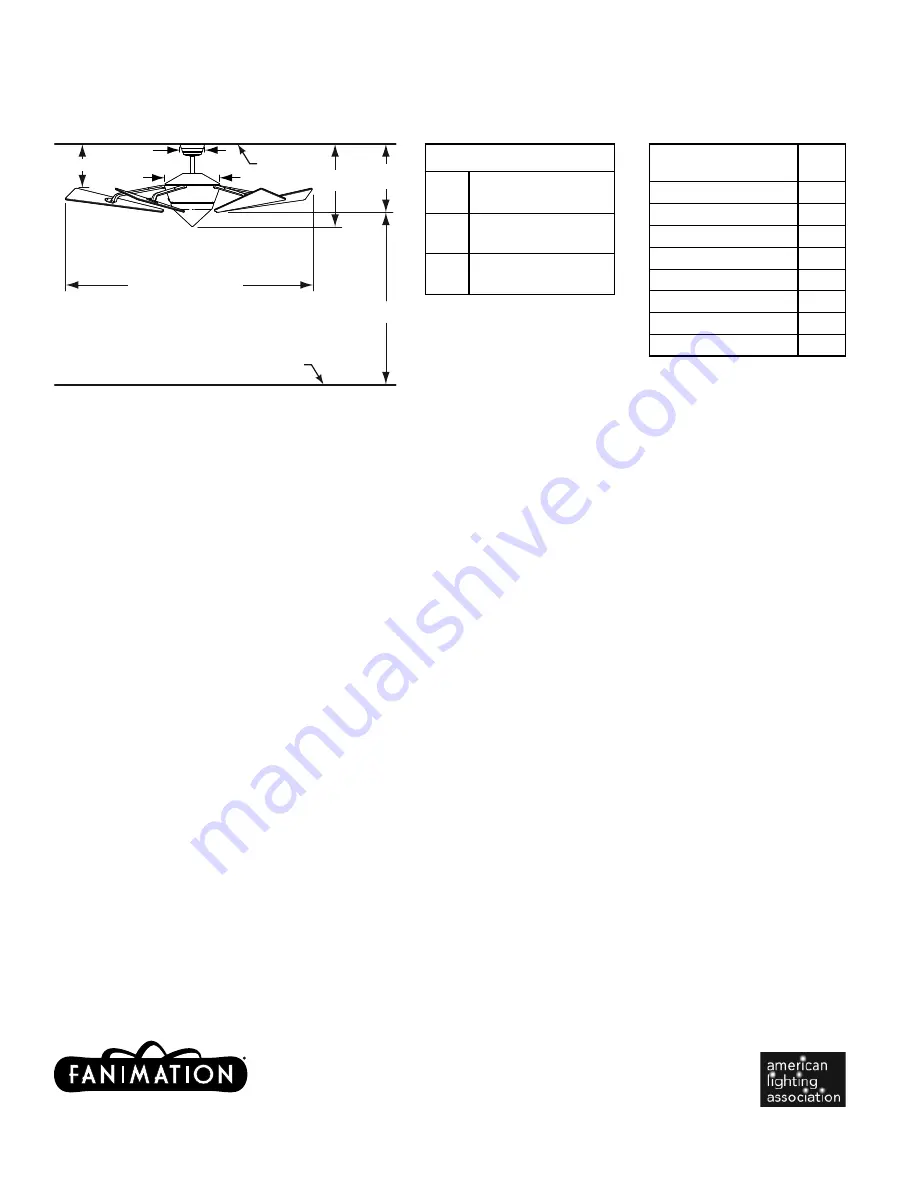 Fanimation Volare FP4210 Series Скачать руководство пользователя страница 2