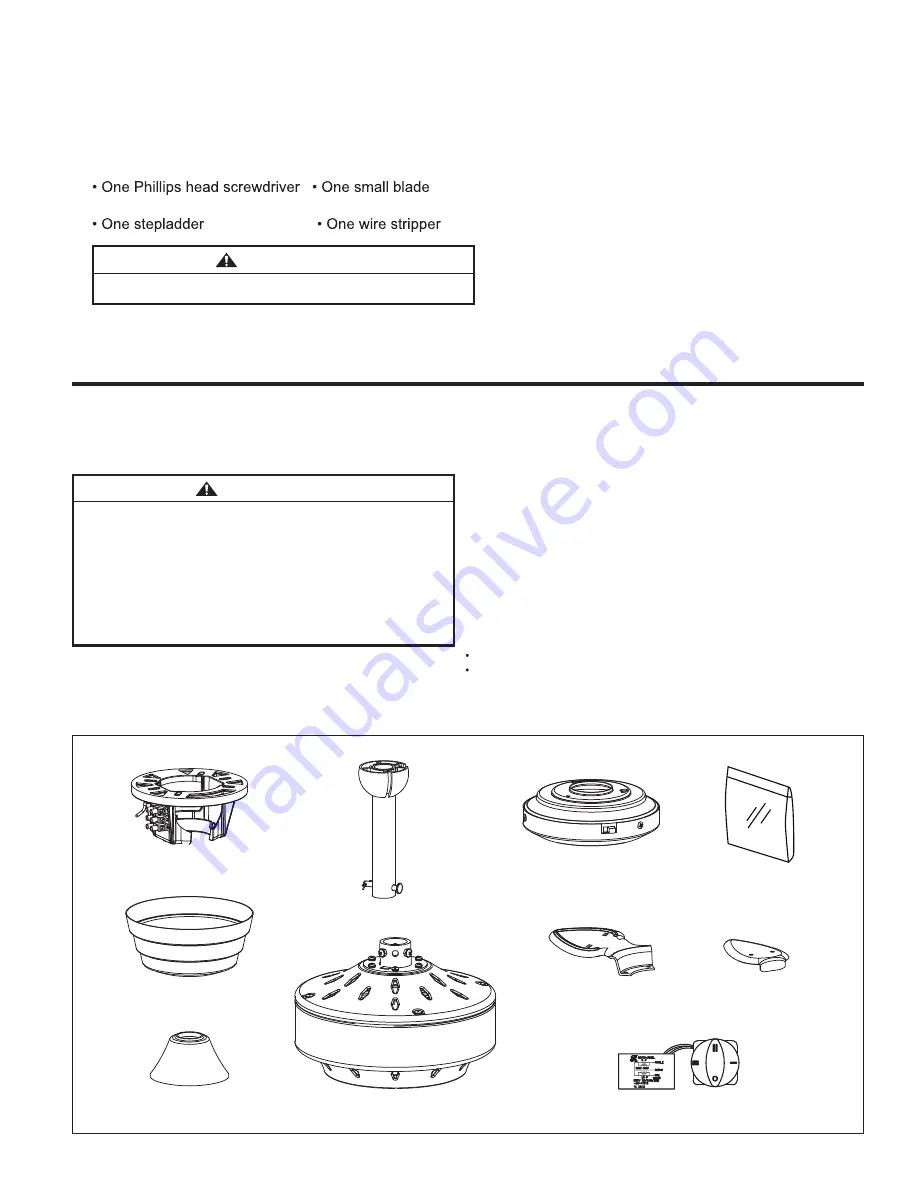 Fanimation Windpointe MW75 Series Manual Download Page 3