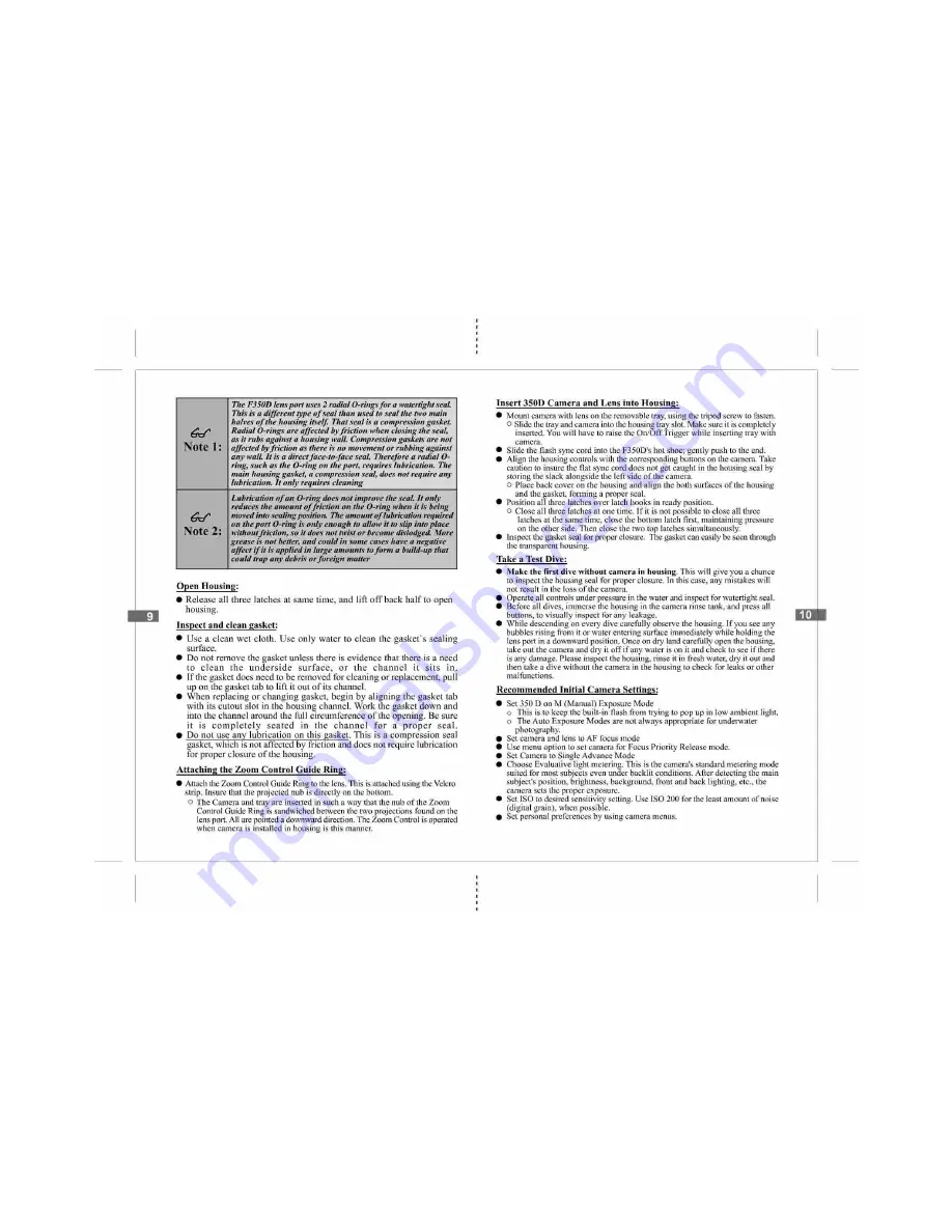 Fantasea F350D Operator'S Manual Download Page 6