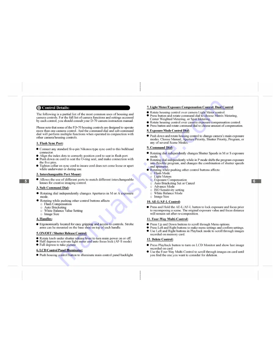 Fantasea FD-70 Instruction Manual Download Page 3