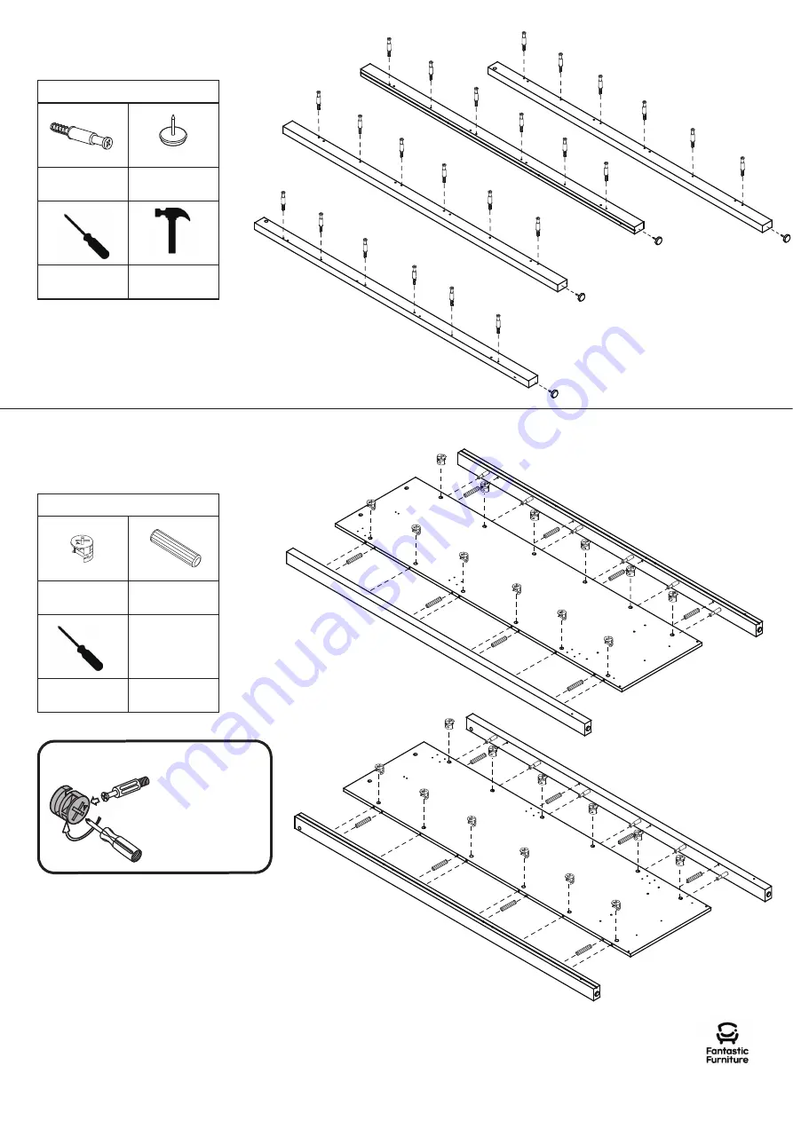 fantastic furniture Havana Robe 2 Door 1 Drawer Скачать руководство пользователя страница 5