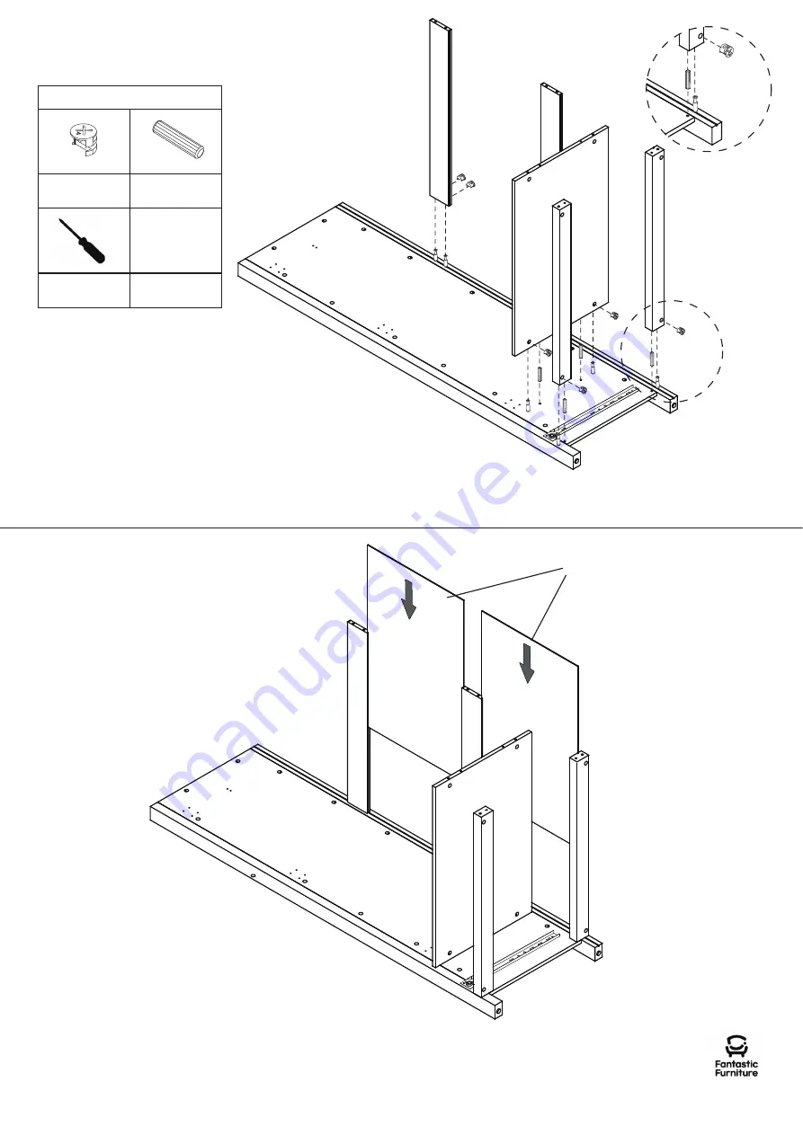 fantastic furniture Havana Robe 2 Door 1 Drawer Скачать руководство пользователя страница 7