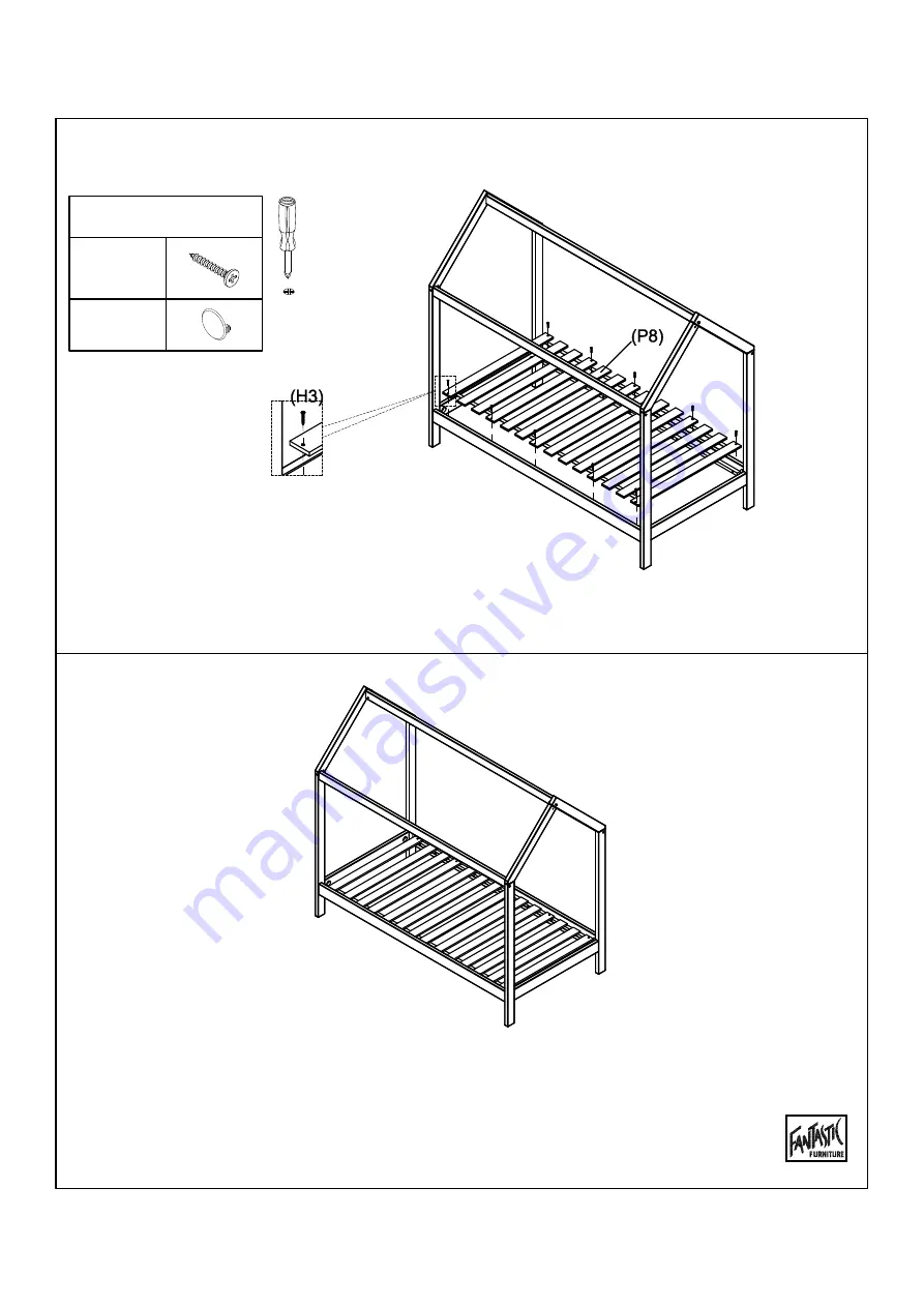 fantastic furniture House Single Bed Скачать руководство пользователя страница 9