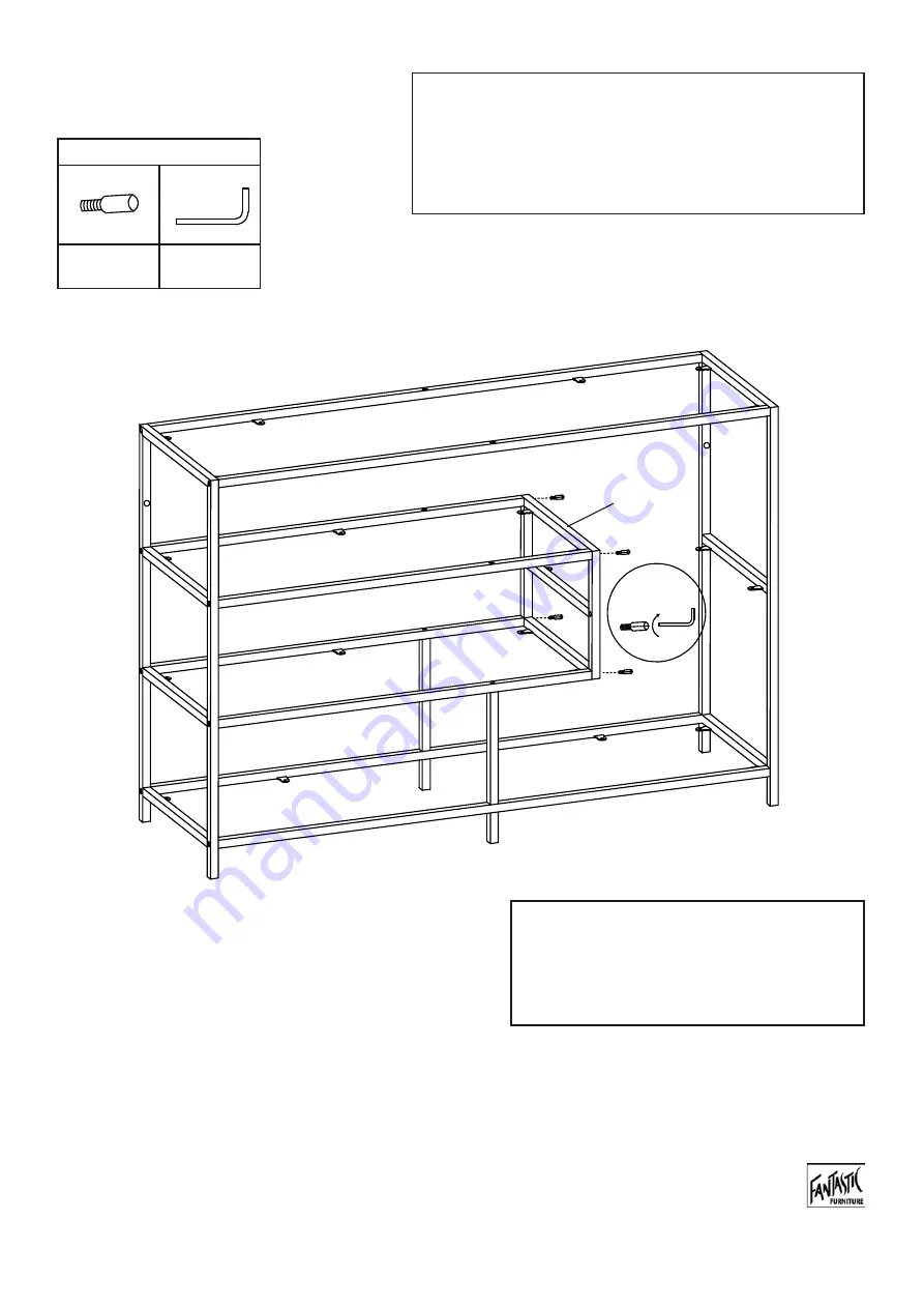 fantastic furniture Seaforth Bookcase lowline Manual Download Page 9