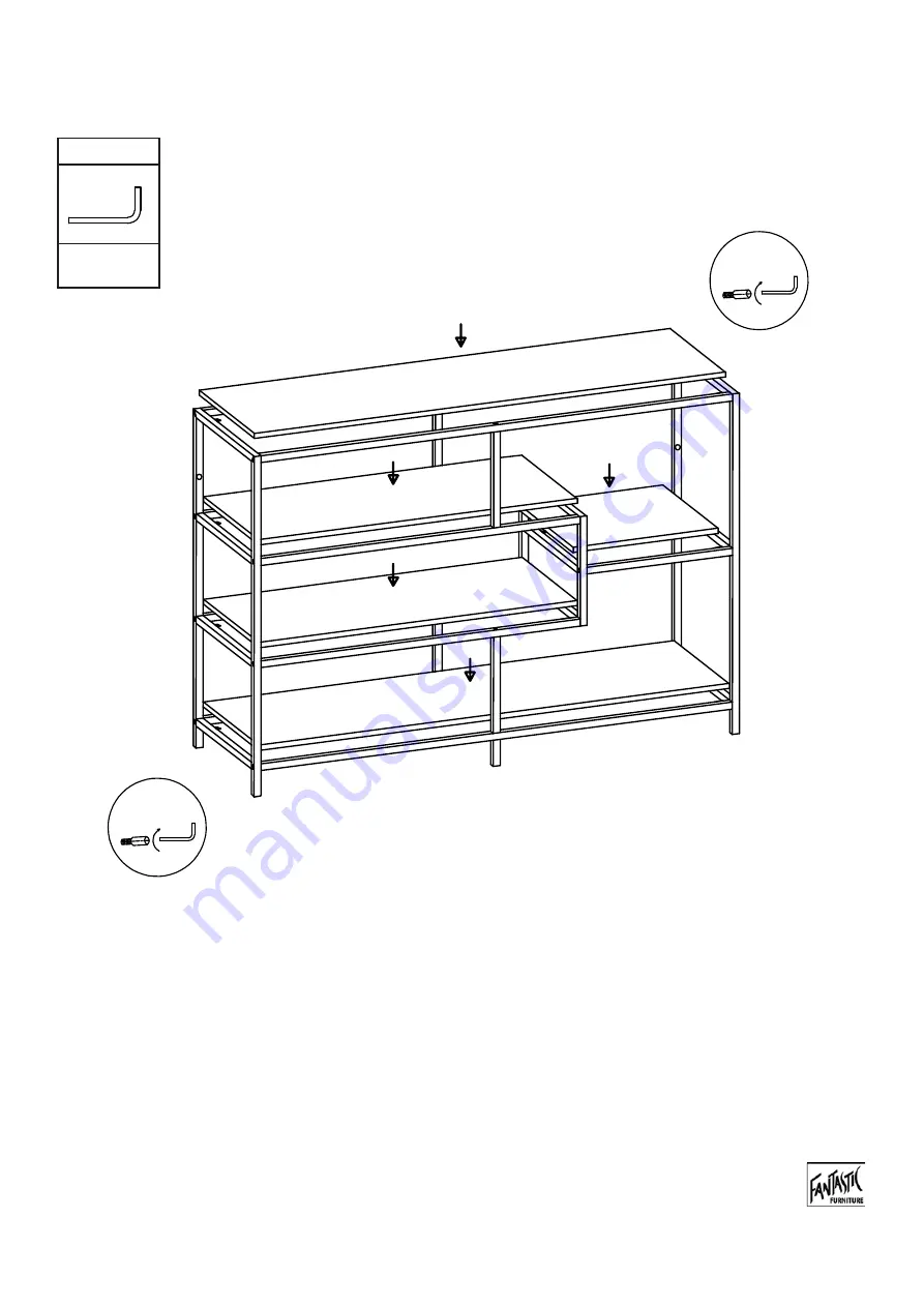 fantastic furniture Seaforth Bookcase lowline Скачать руководство пользователя страница 12