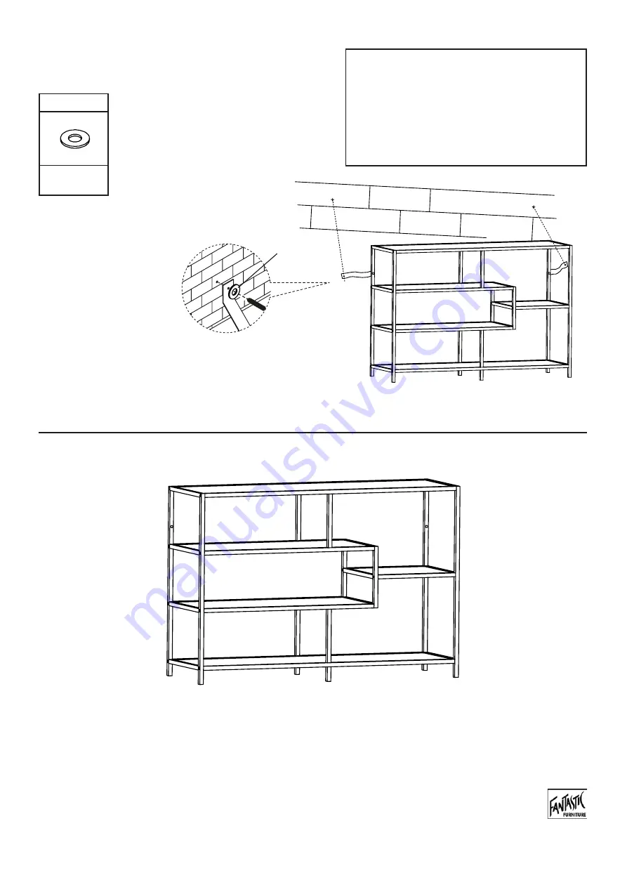 fantastic furniture Seaforth Bookcase lowline Manual Download Page 15