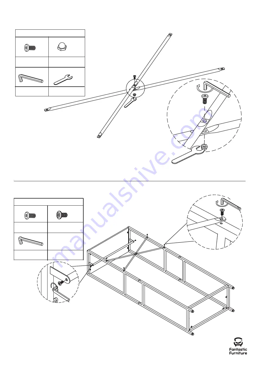 fantastic furniture Sonoma Clothes Rack 2 Drawer Скачать руководство пользователя страница 6