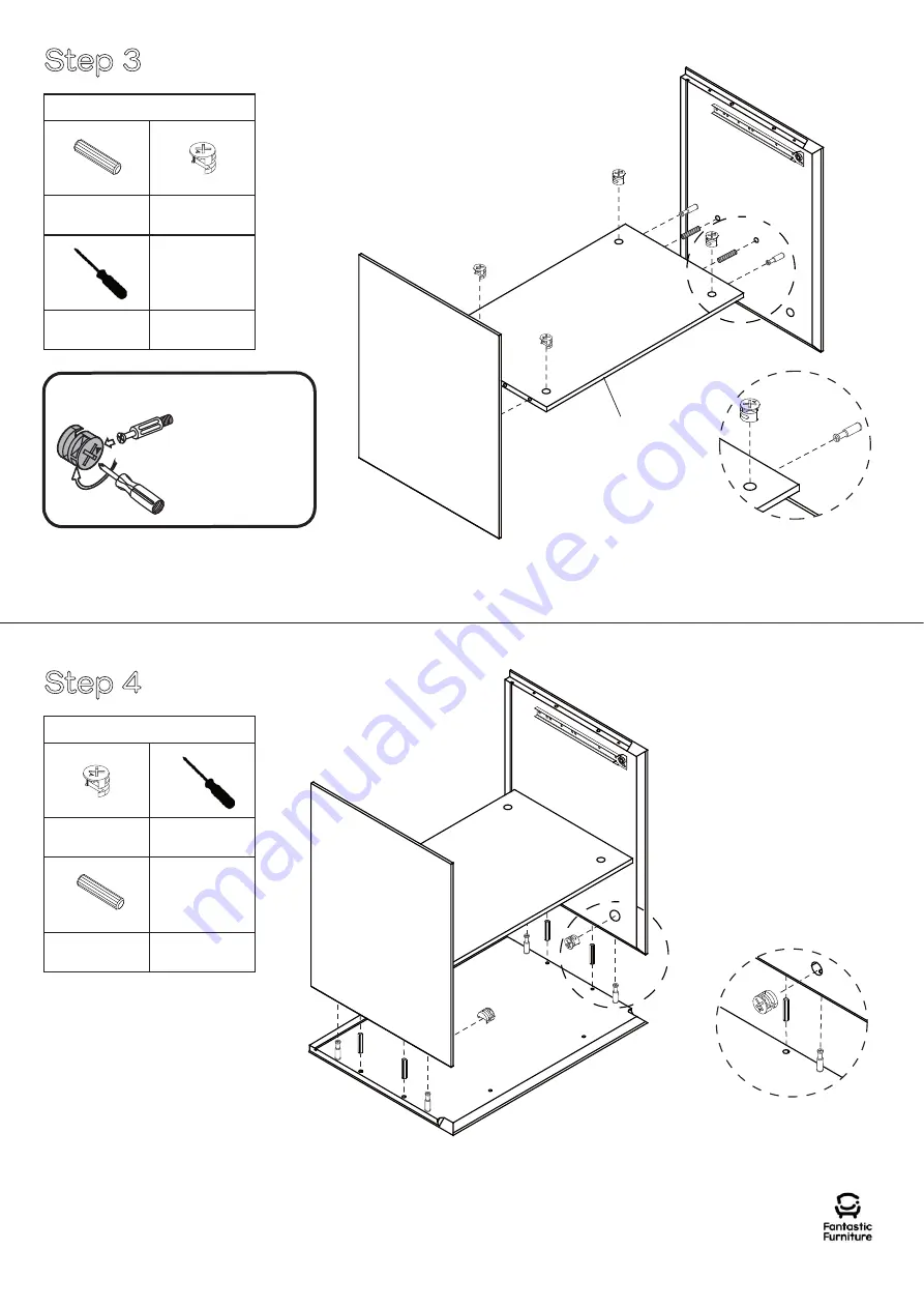 fantastic furniture STOCKHOLM LAMP TABLE Скачать руководство пользователя страница 6